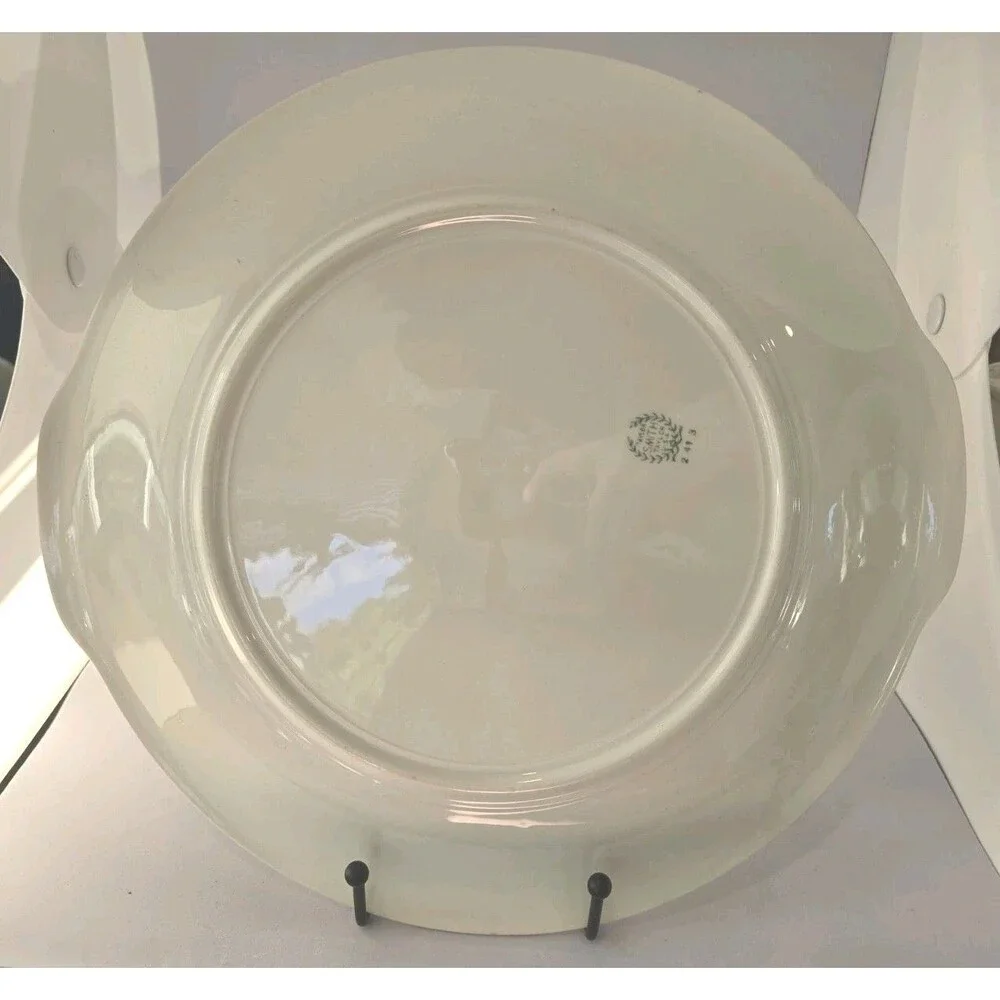 Vintage 1937 Taylor Smith & Taylor Petit Point Platter/Plate 13